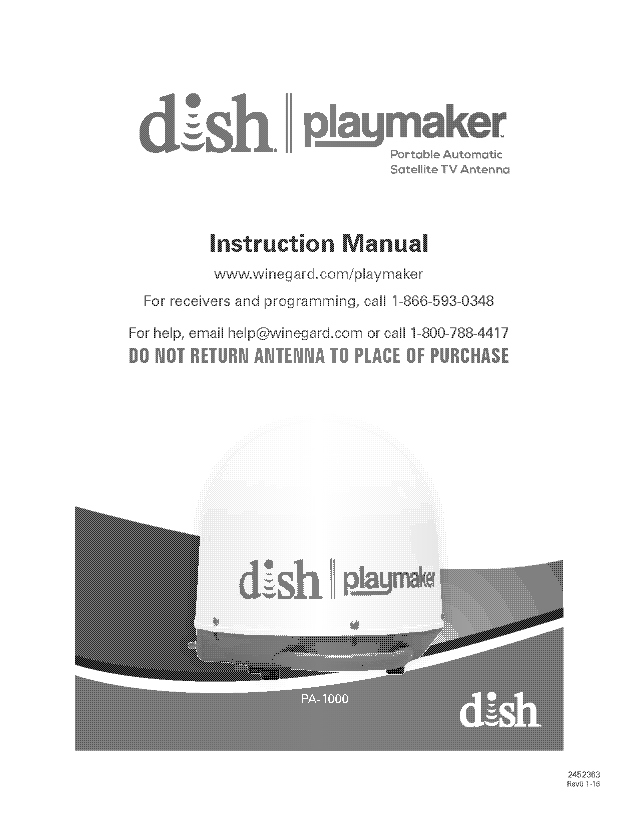 dish play maker instructions