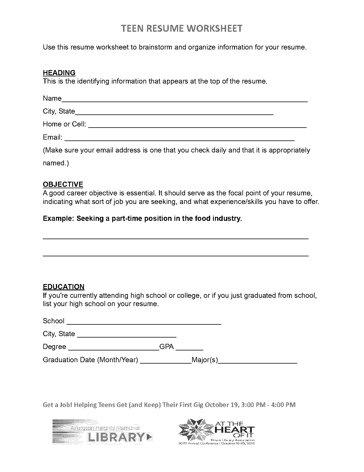 how to state computer skills on resume for a teen