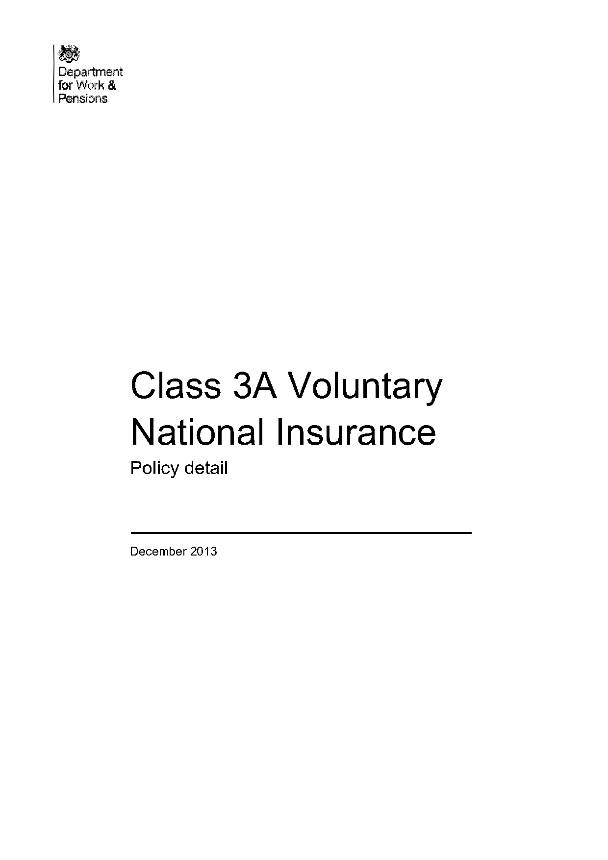 classes of national insurance