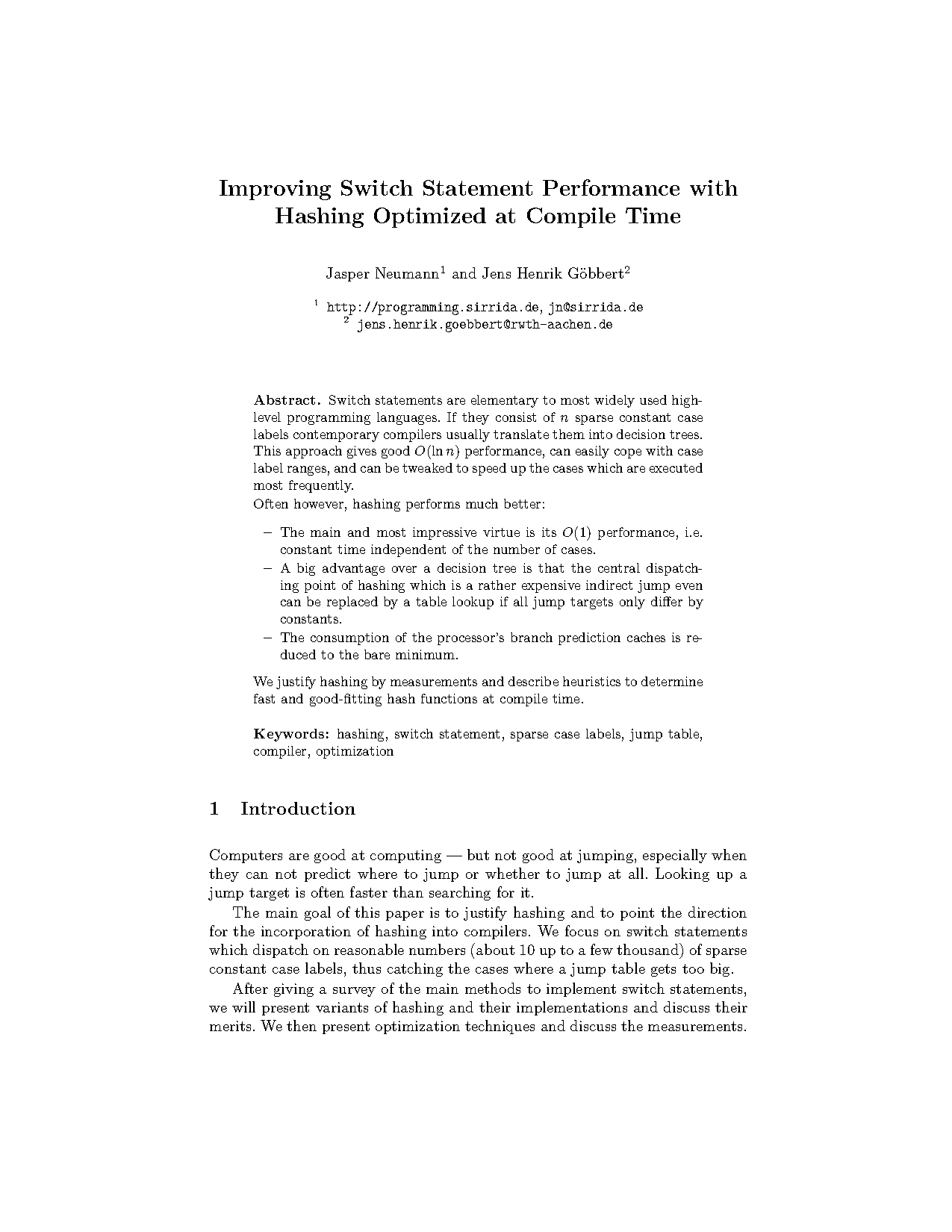 what can we do with cases for switch statements