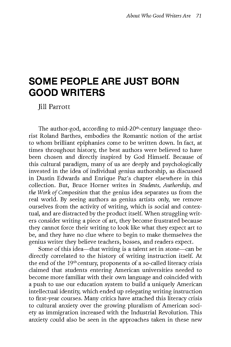 is it good to write about someone