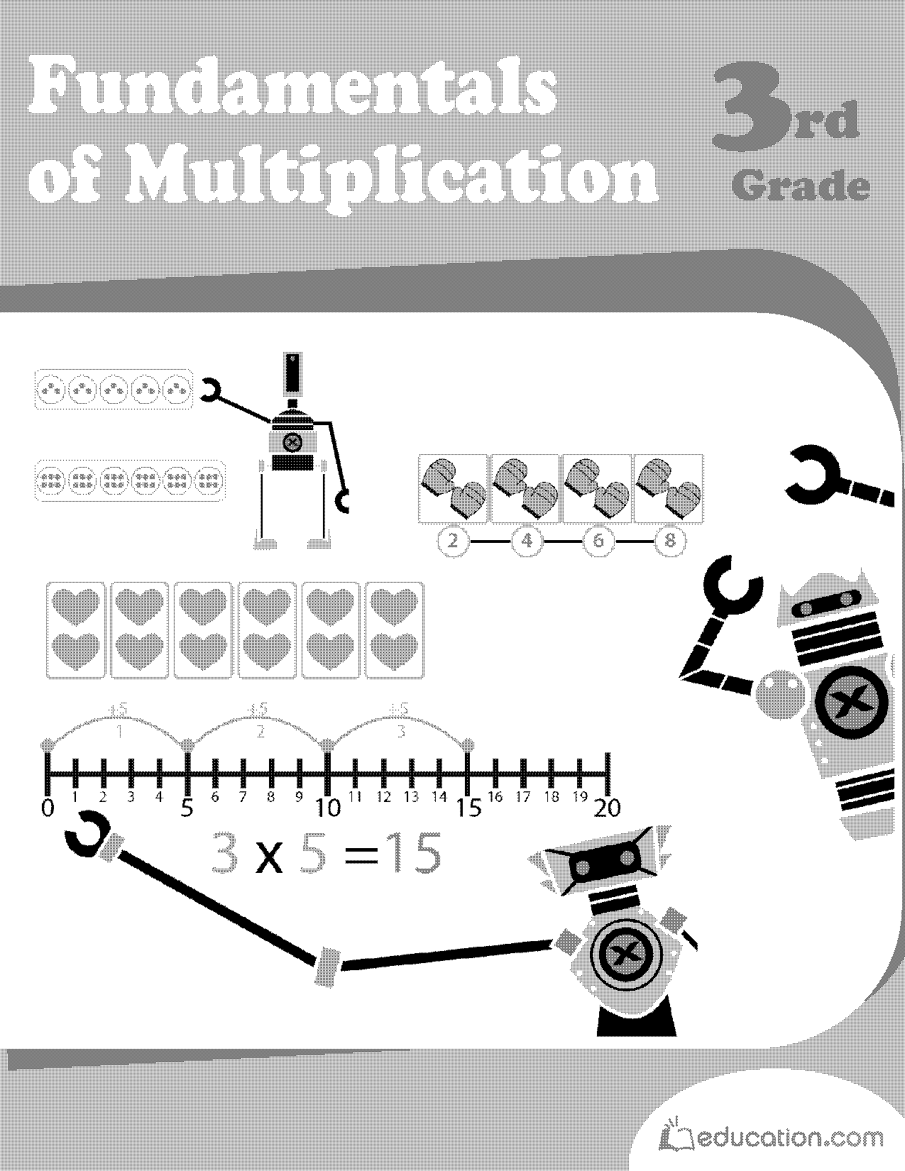 number line frog hop addition worksheet