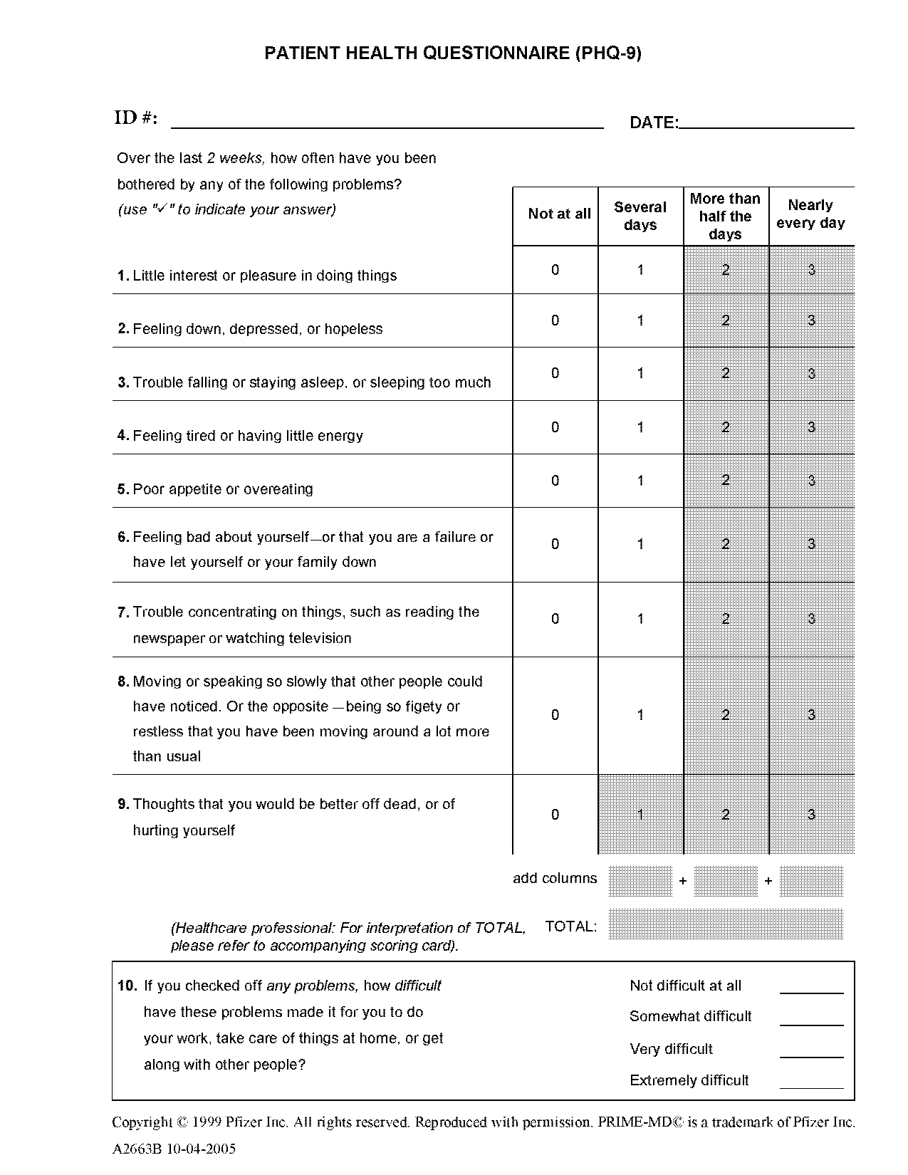 simple form for questionnaire research