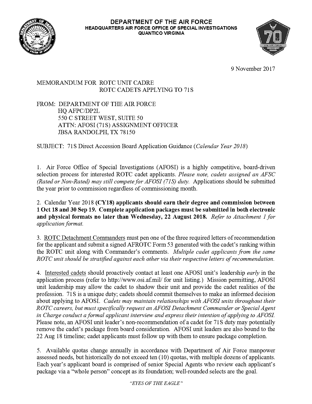 afrotc memorandum air force template