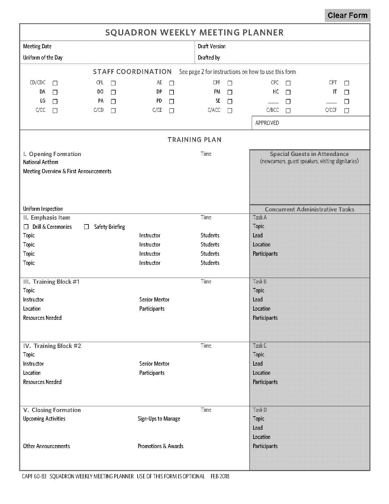 weekly schedule sheet template