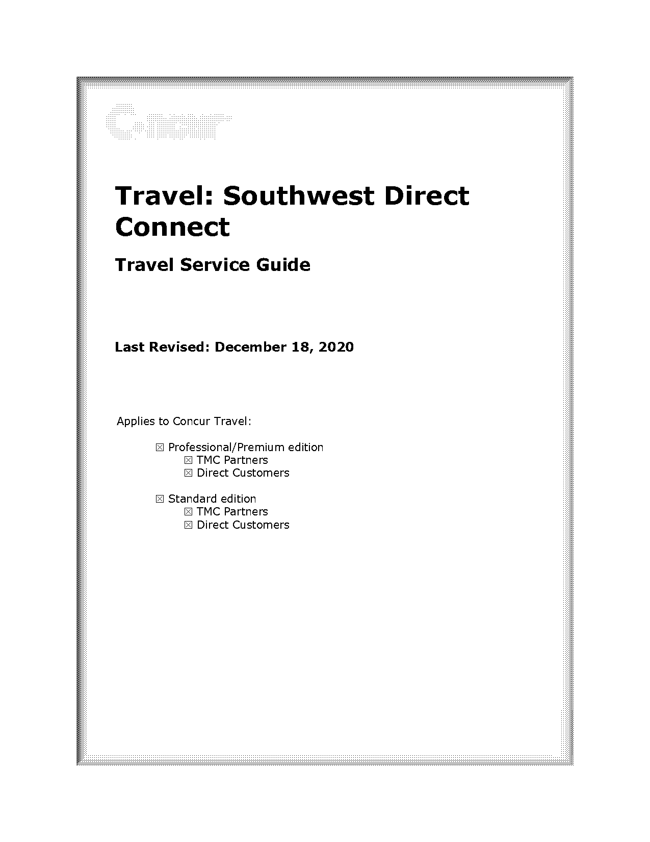 cancel southwest air ticket