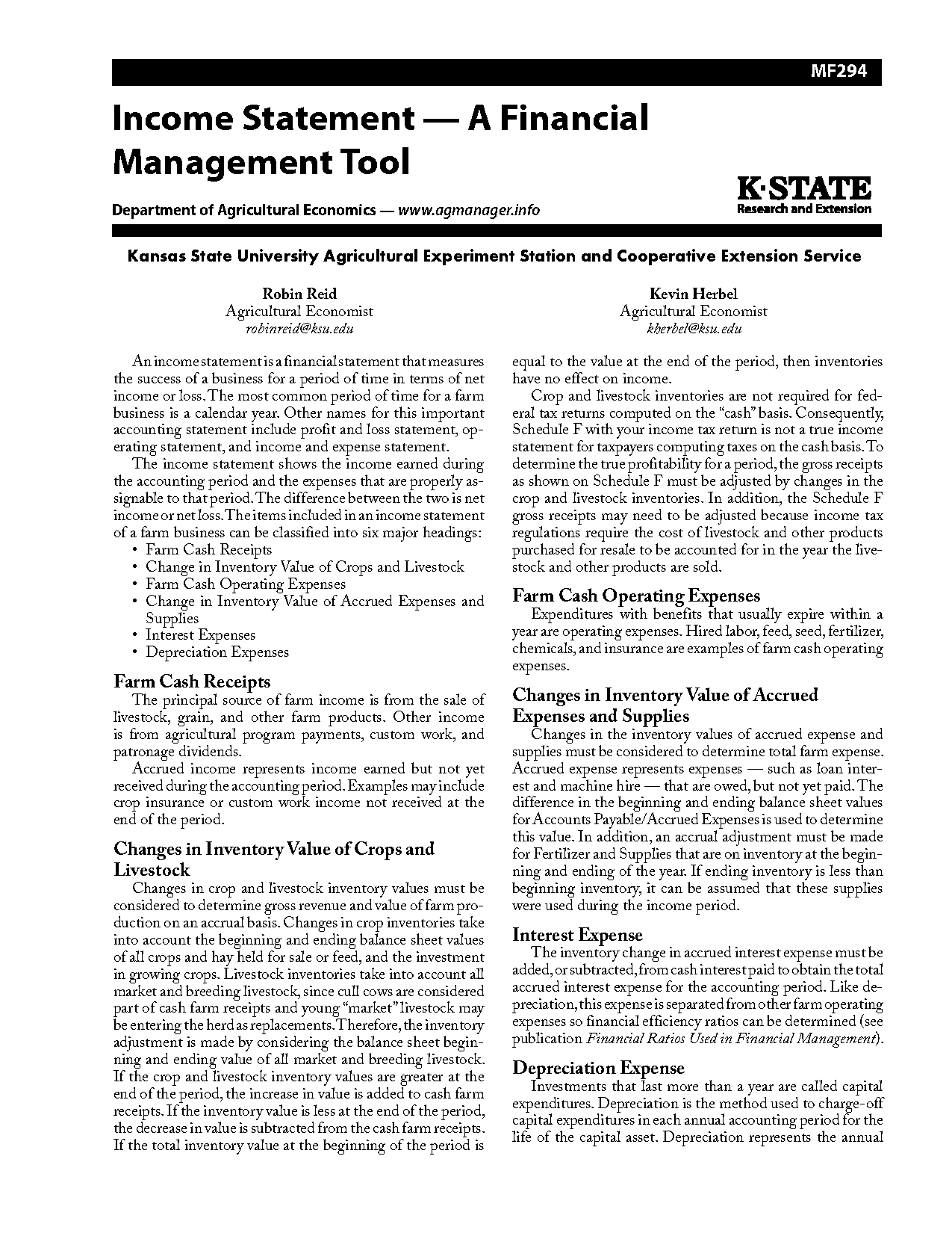 income statement ending inventory