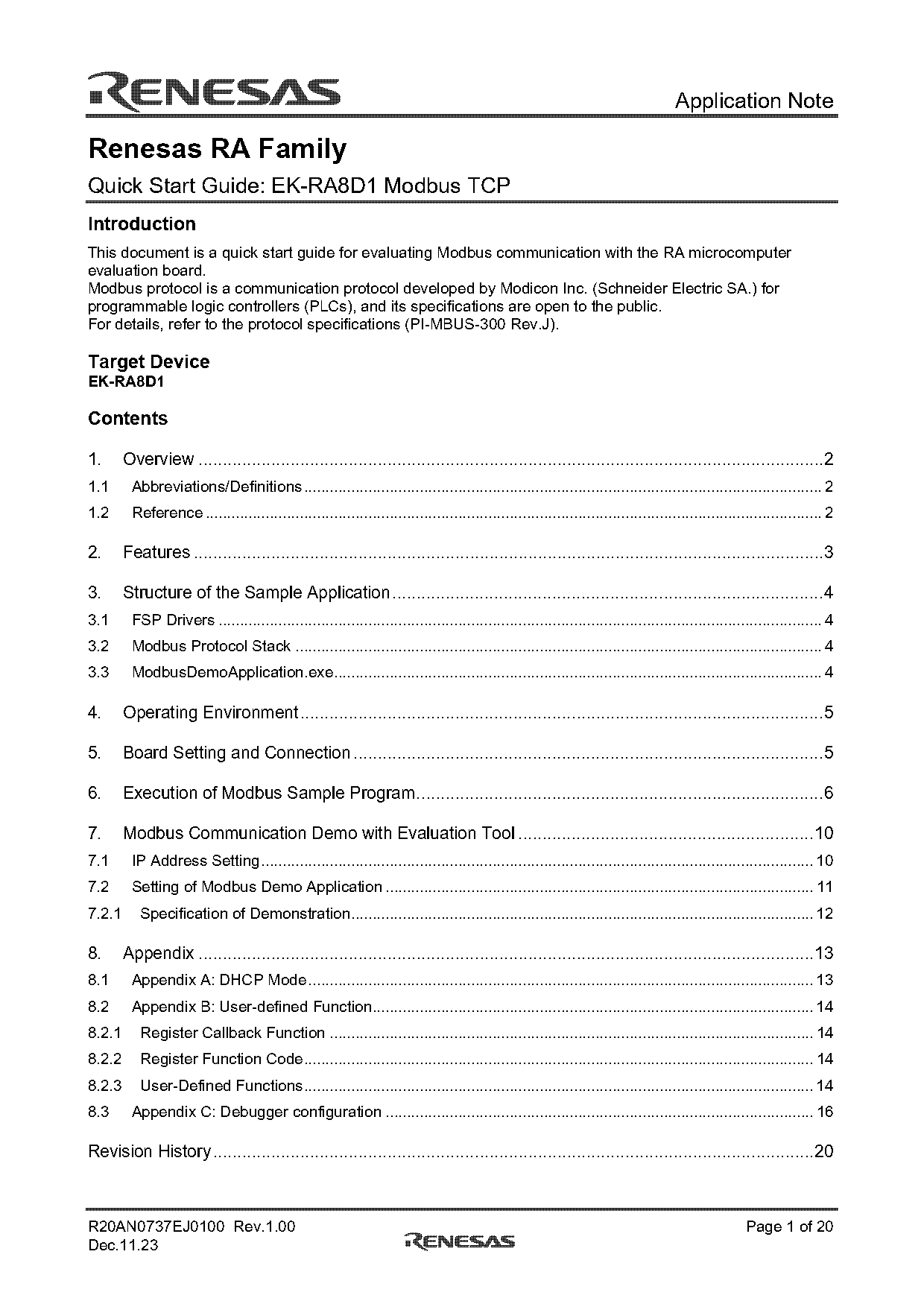 implemented tcp communication protocol