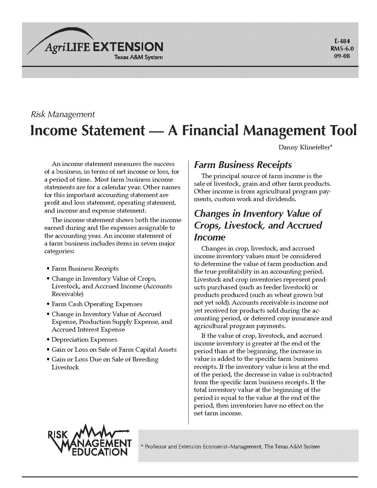 income statement ending inventory