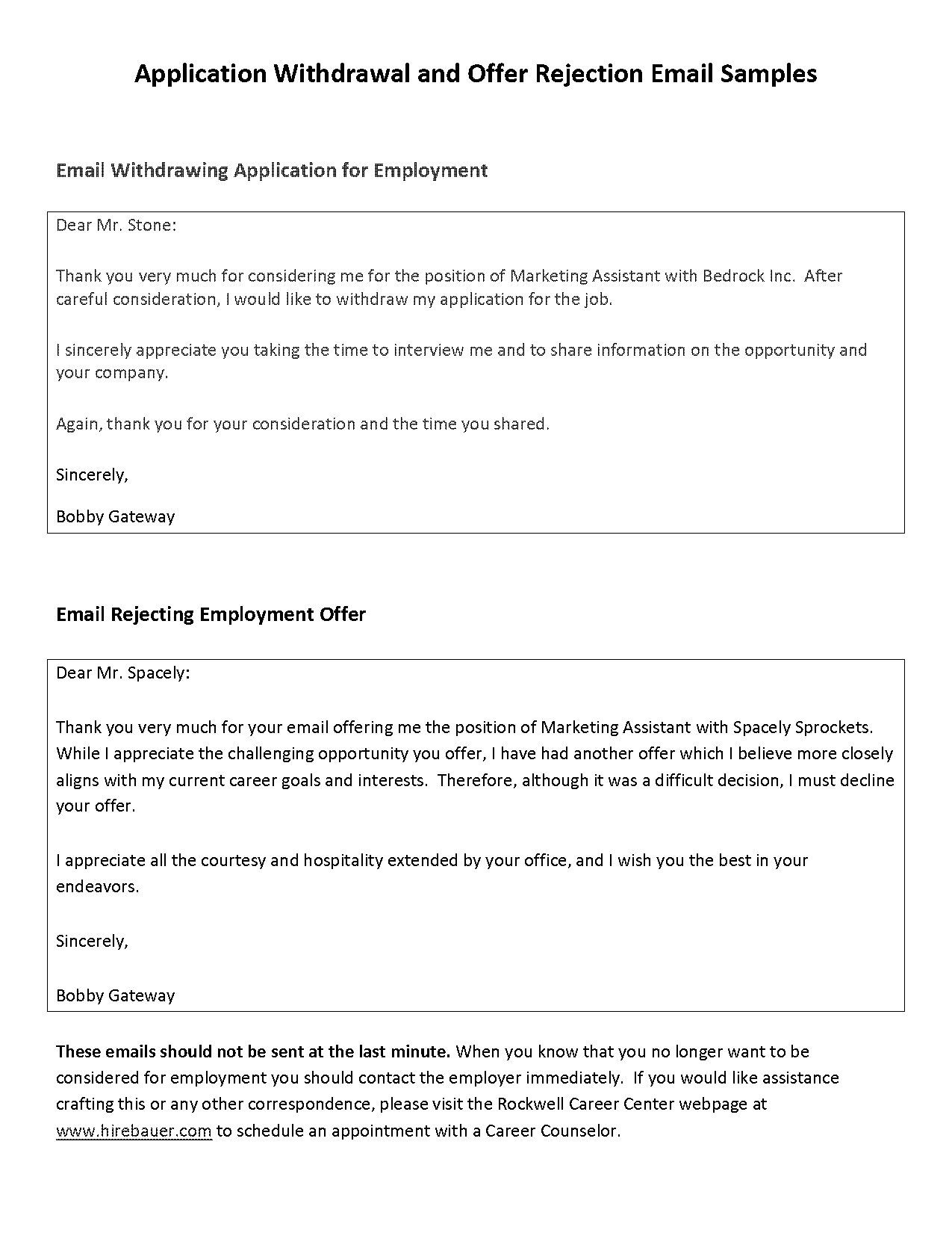 responding to interview email sample