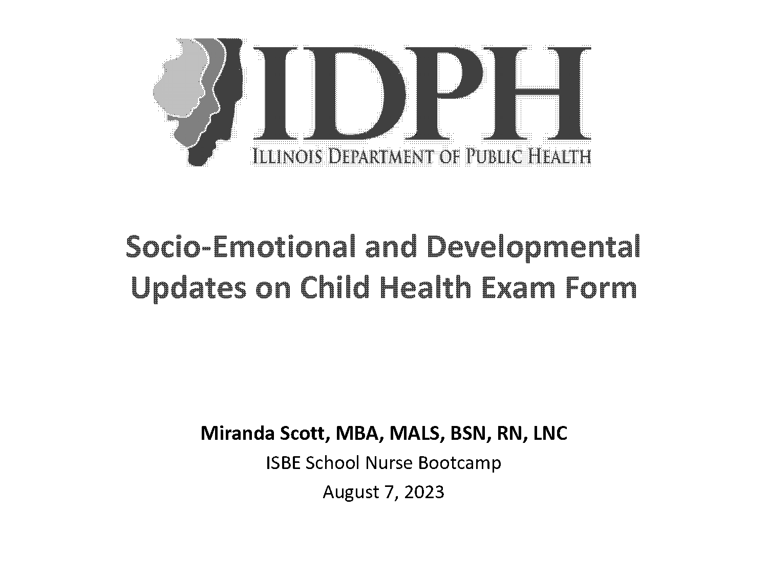 isbe student health exam forms