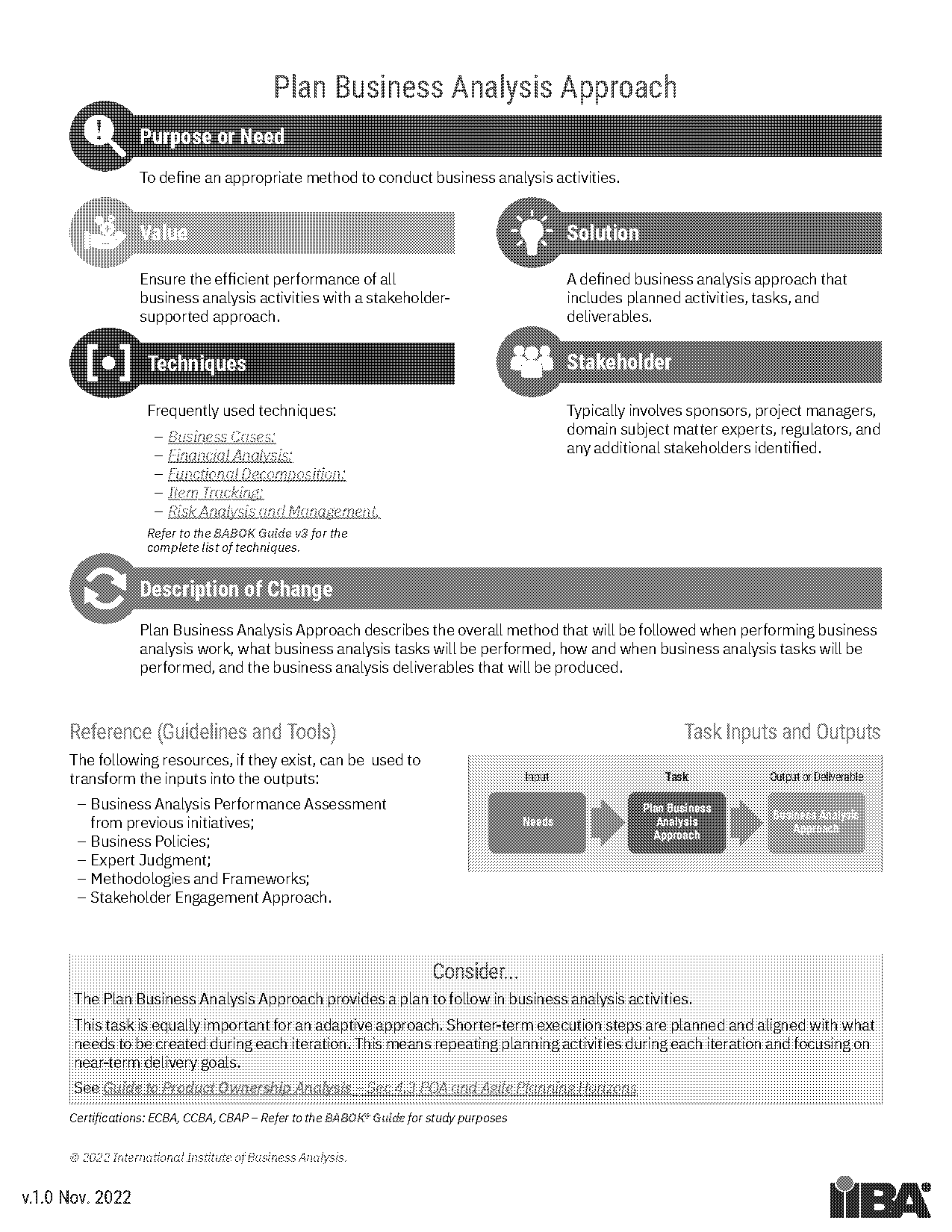 business analysis work plan example