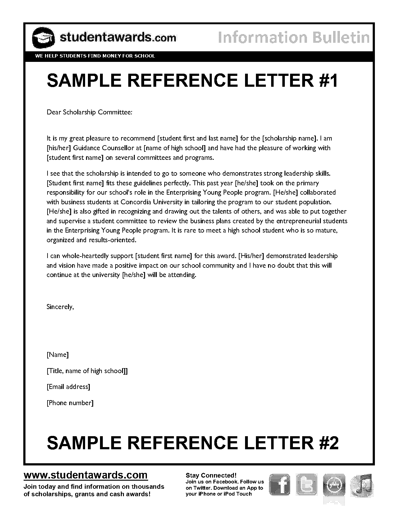 advisor fellowship recommendation letter sample