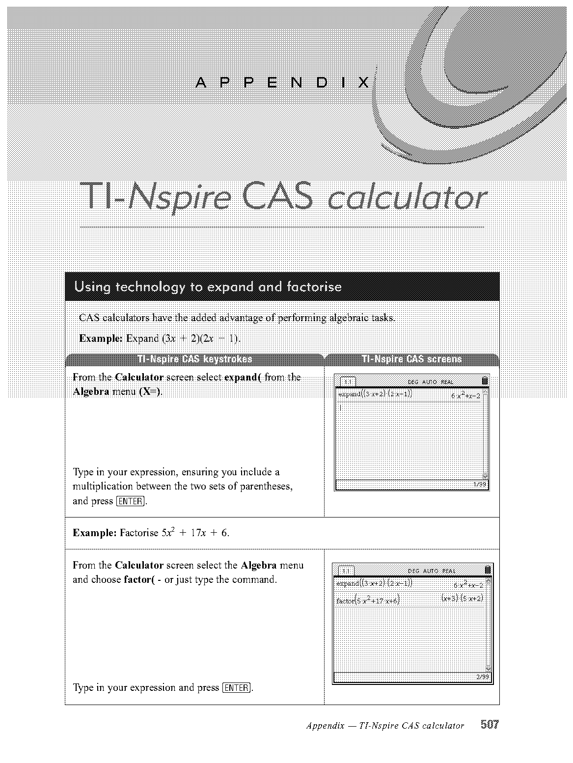 hiw to use tables in geometric gradient