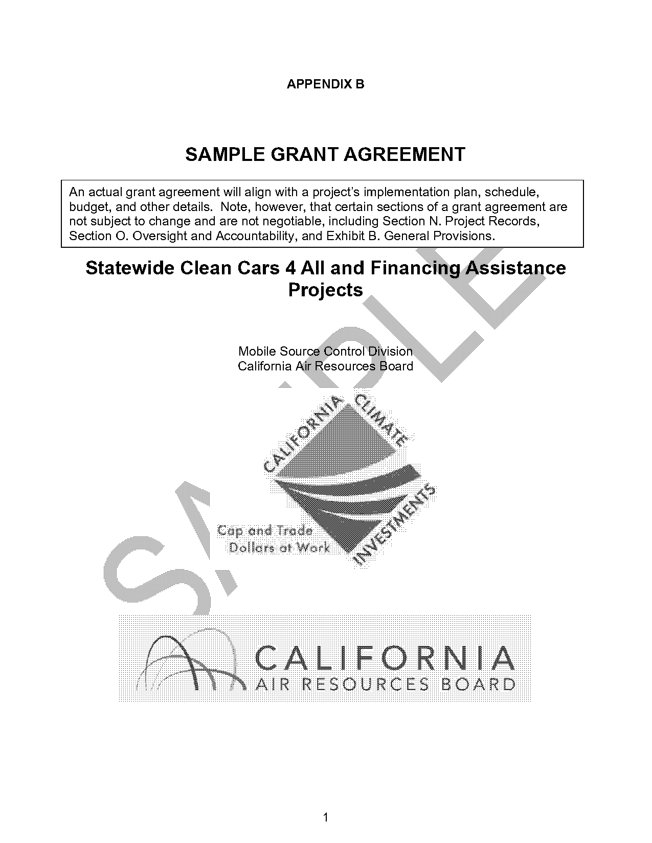 termination letter example for grant