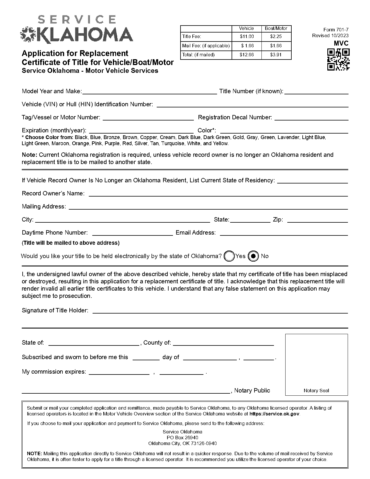 state of texas lost mobile home title application