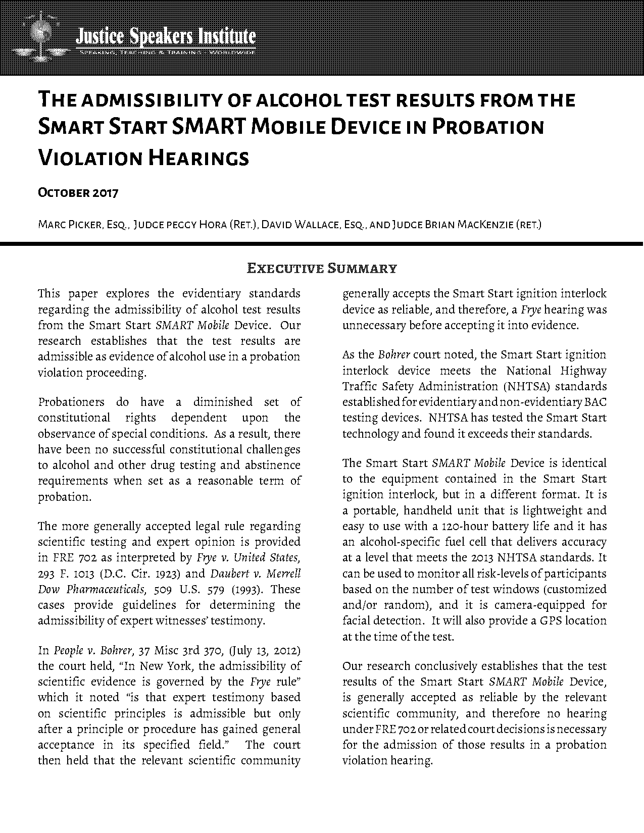 do smart start violations get reported