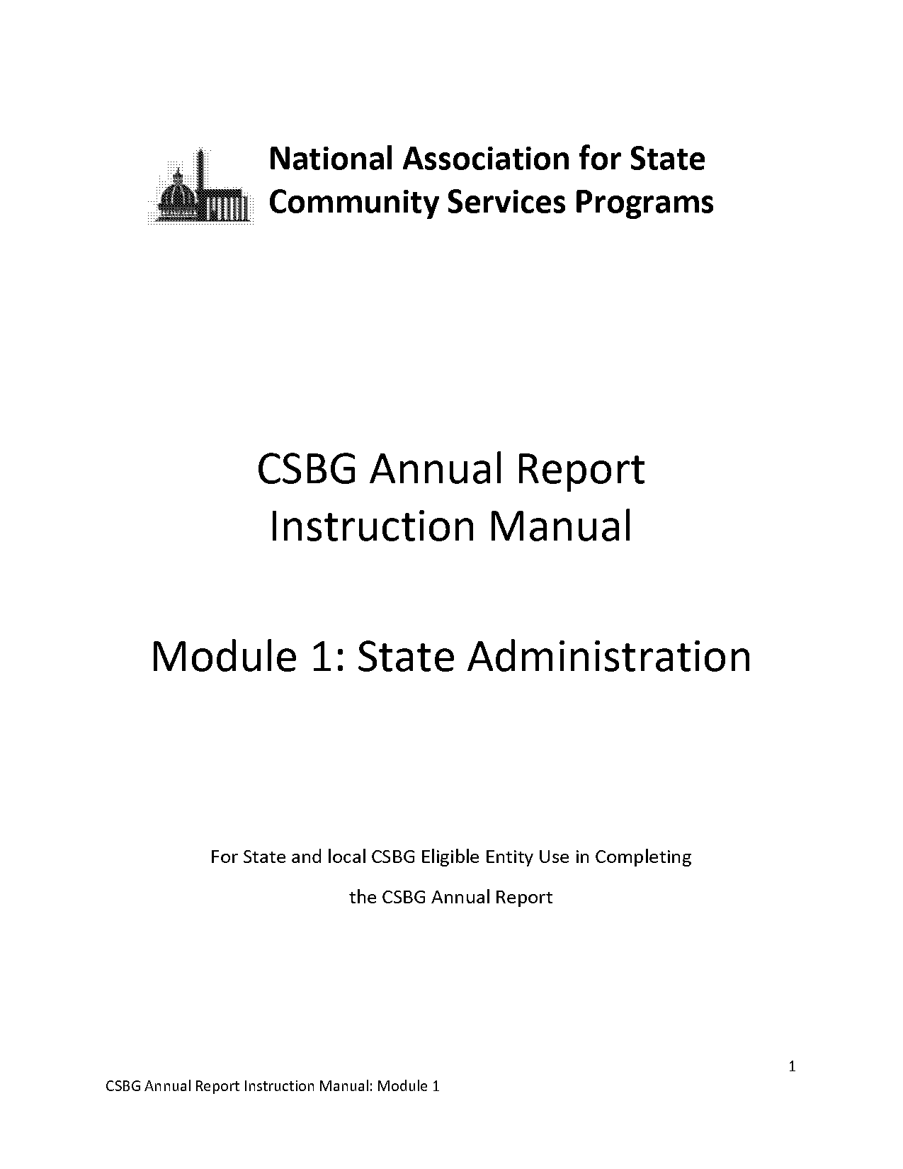 annaul state and local agency reporting