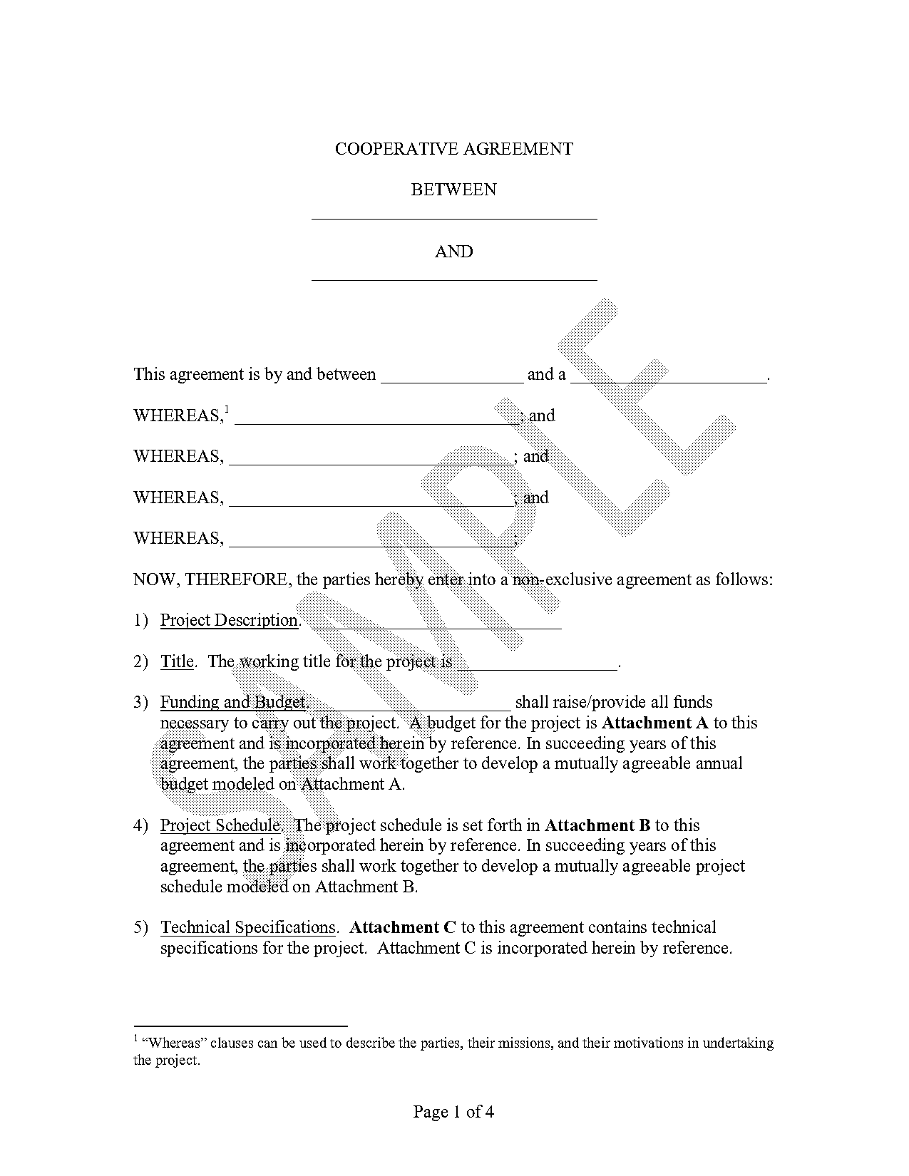 sample agreements between parties