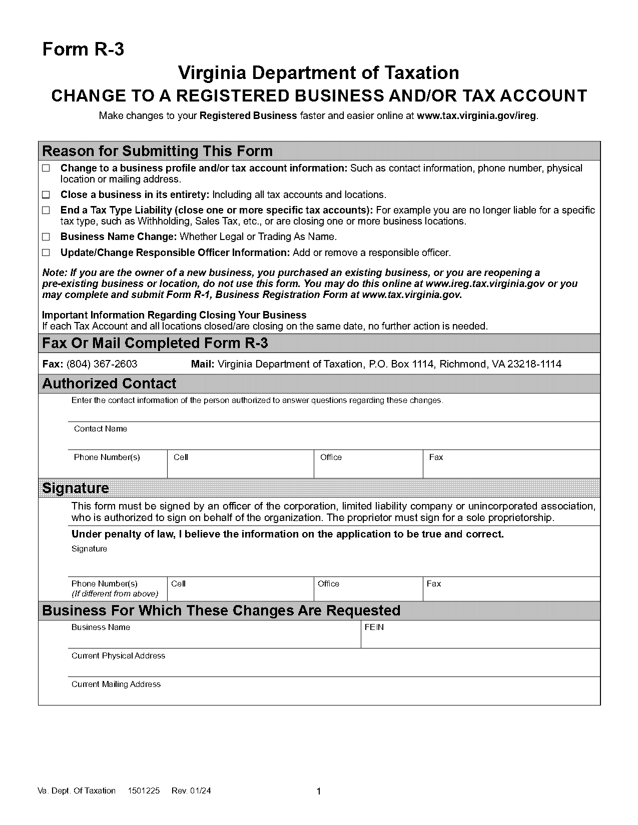 retail licence business address change