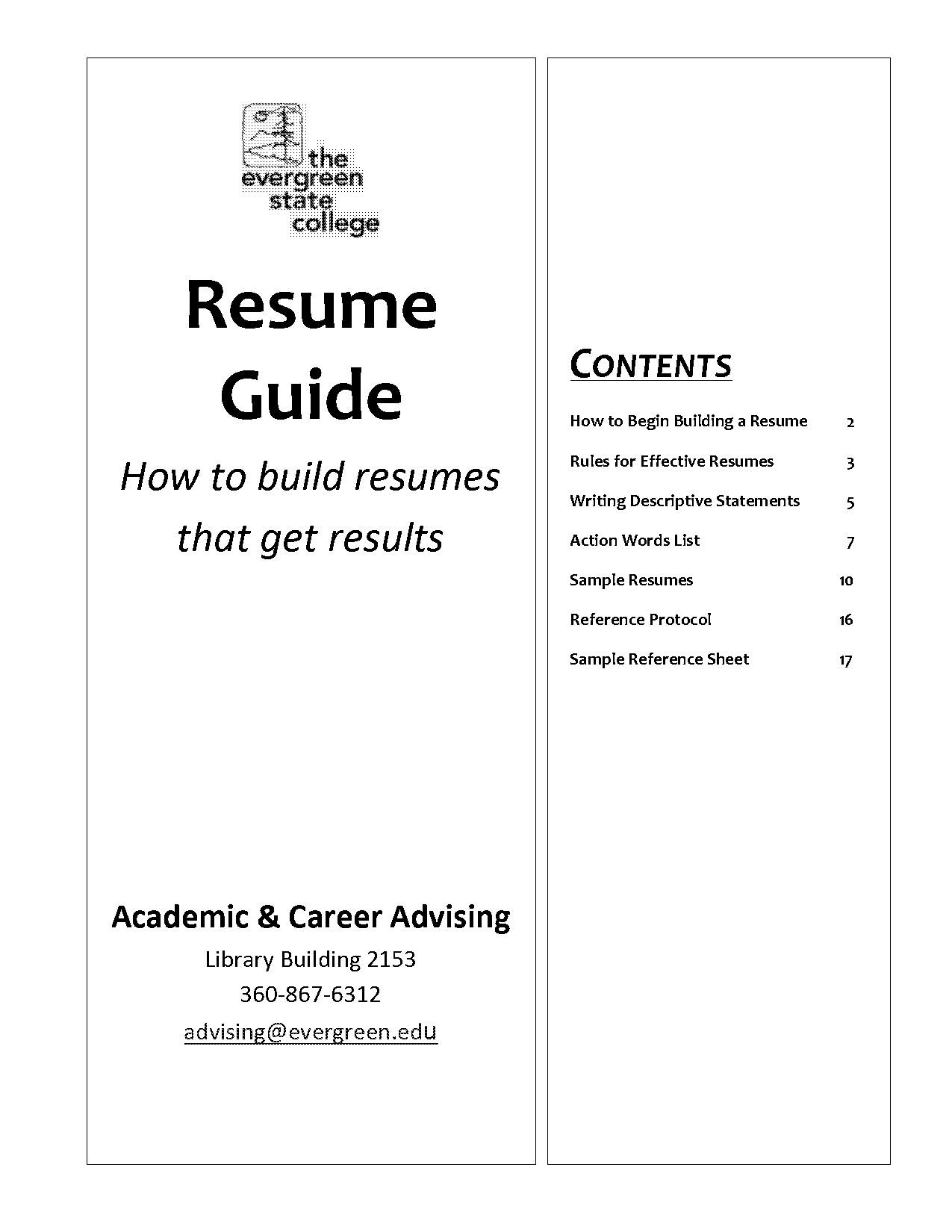 green tech resume template