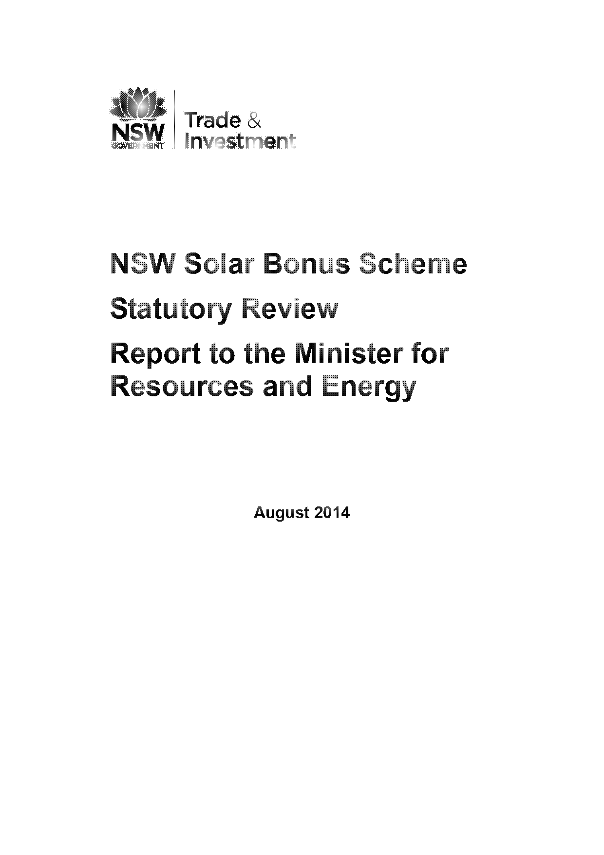 nsw solar bonus scheme changes