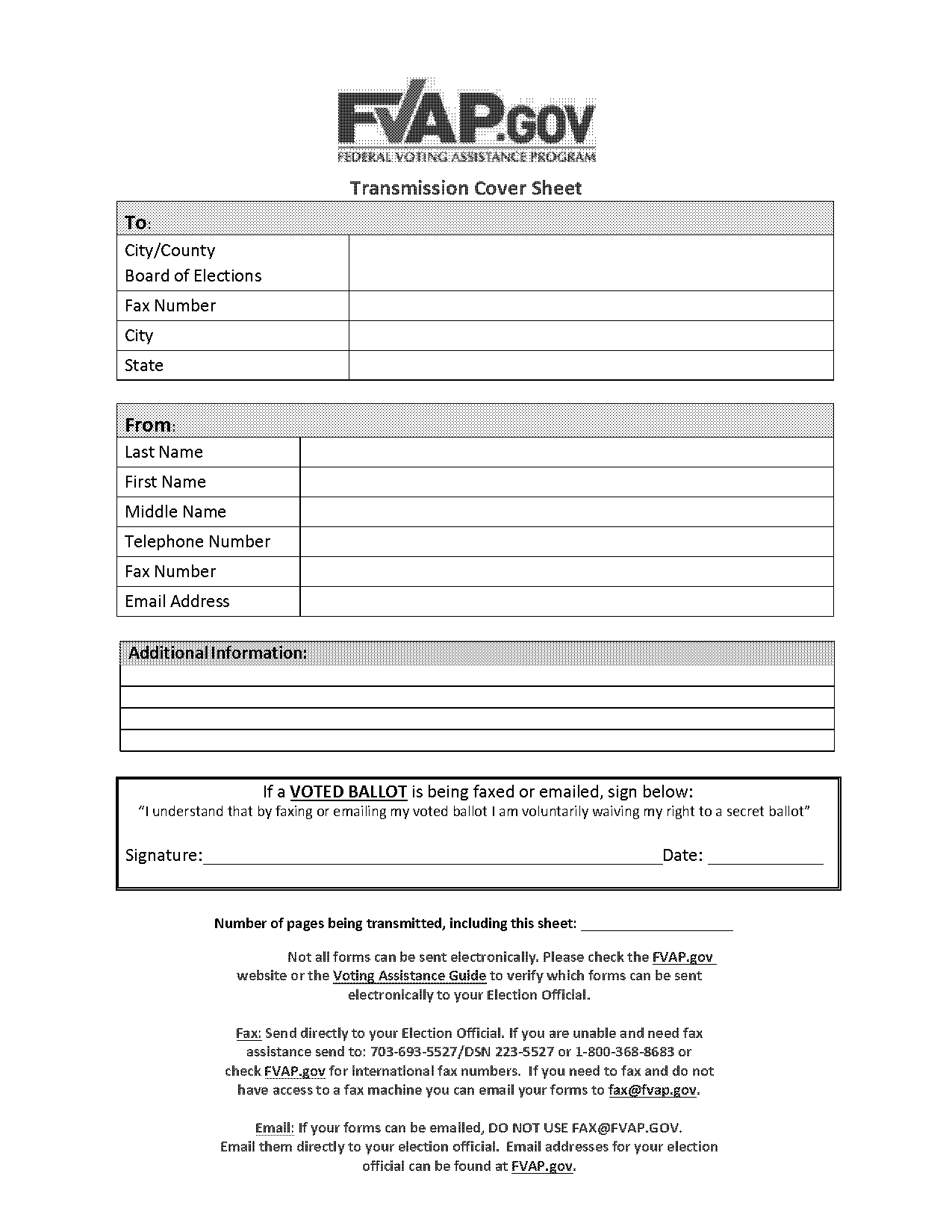 fax cover sheet for pdf