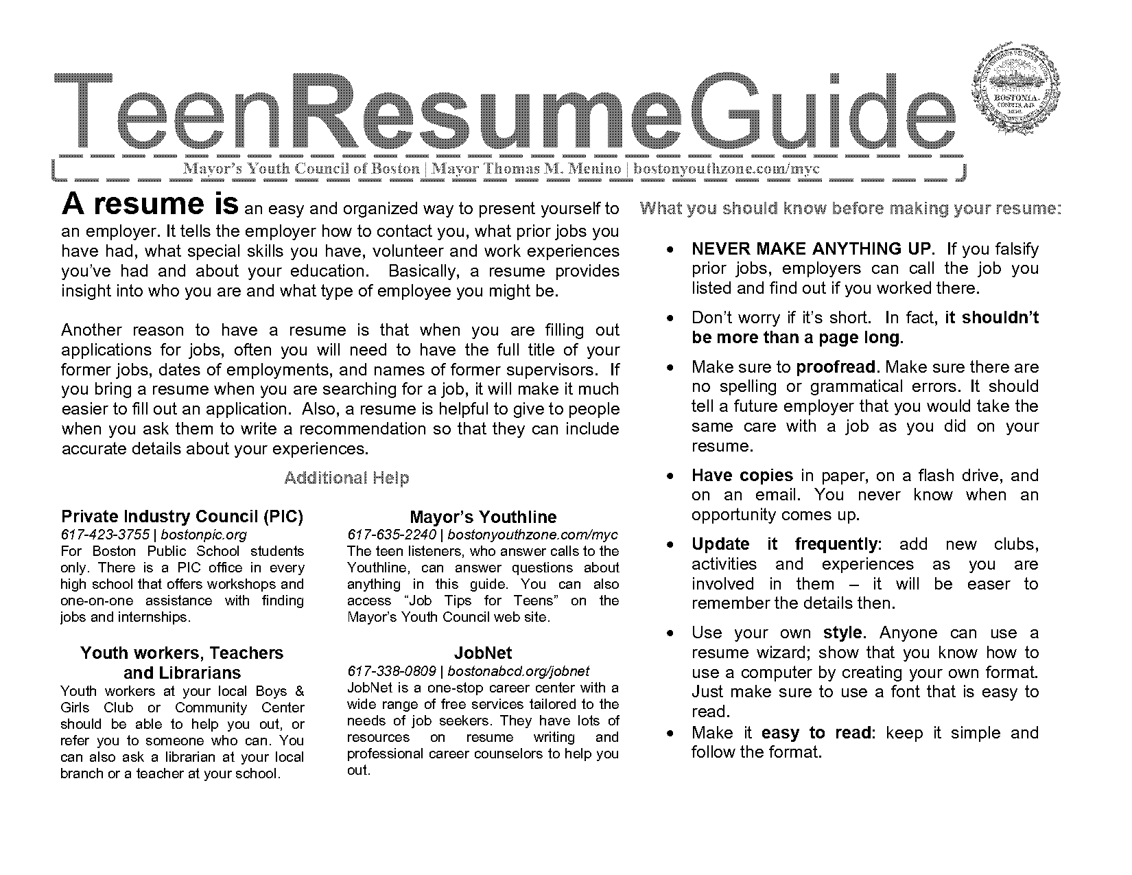 how to state computer skills on resume for a teen