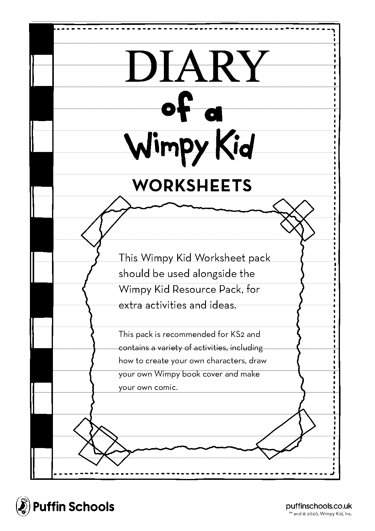 comic writing worksheet pdf