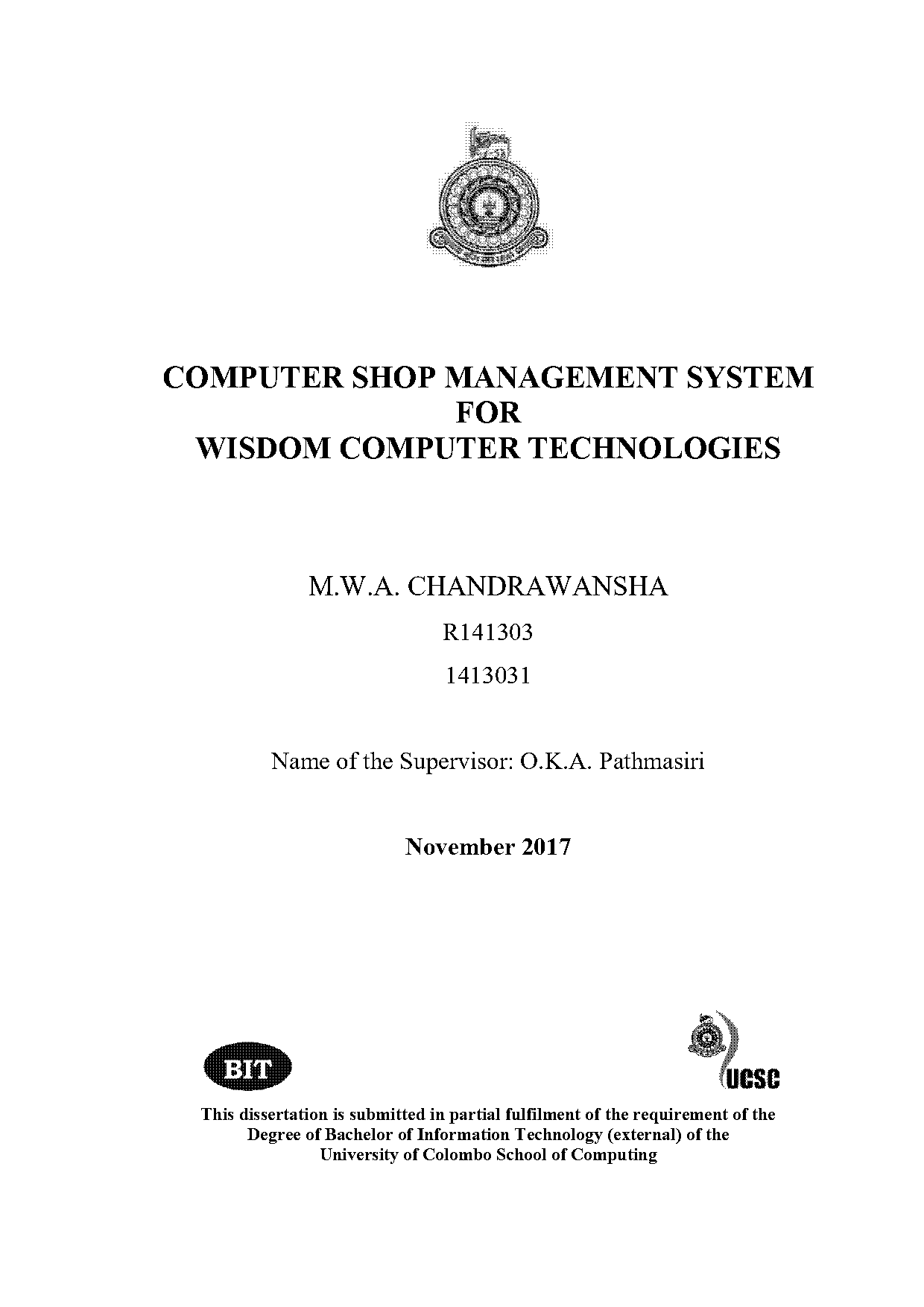 computer management system project pdf